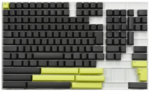 GRAPHT Designer Keycaps 日本語配列対応 キーキャップセット マットブラック 4.25U 4.5U スペースバー 158キー PBT 昇華印刷 Cherry MX用キーキャップ JP/US配列対応