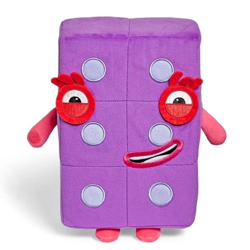 Numberblocks ナンバーブロックス キャラクター ぬいぐるみ Six 96935