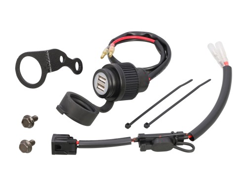 キタコ (KITACO) USB電源キット CRF250ラリー(MD44/MD47-1000001～1199999) K・TOUR (2ポートタイプ) 80-757-18150