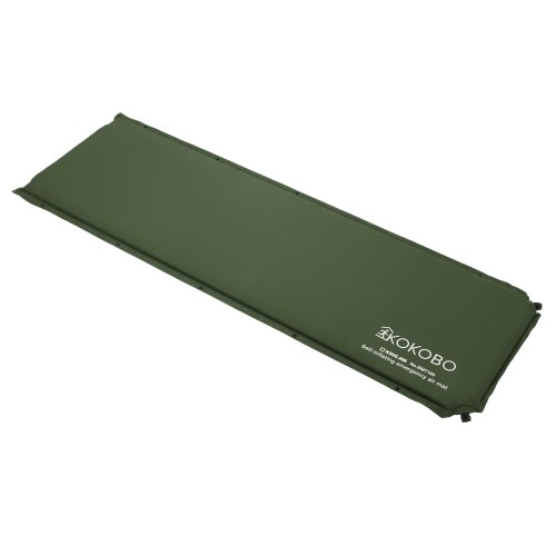 キングジム 防災用品 自動で膨らむ防災マット 5cm厚 振動・冷え軽減 カーキ BMT100-KH