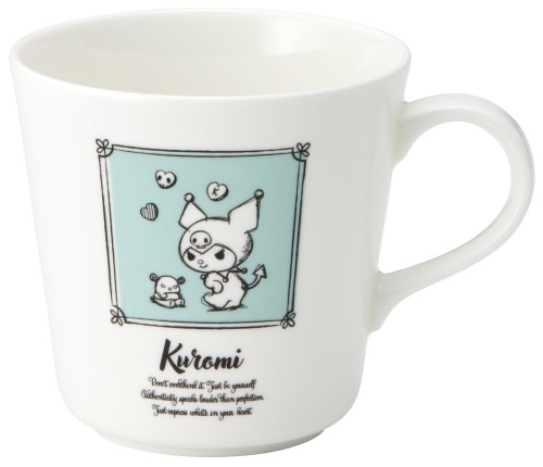 スケーター(Skater) マグ カップ 大 290ml 食洗機対応 NARUMI ボーンチャイナ 鳴海製陶 日本製 サンリオ クロミ ドローイング CBMG30-A