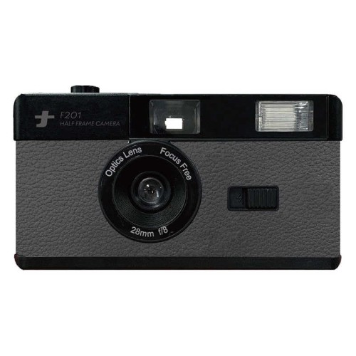 ナカバヤシ [ナカメラ] フィルムナカメラ half ダークグレー CAM-F201DG