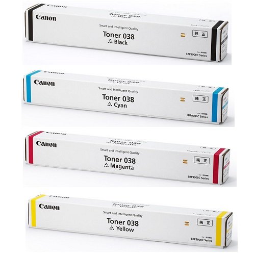 CANON トナー038 4色書き割り 純然たる品