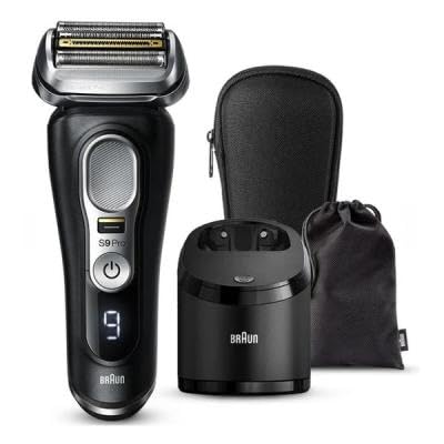 BRAUN メンズ電気カミソリ 灯し火電気カミソリ 続きもの9 Pro 申し受ける式 気狂い水洗いもの取り合わせ 赤銅色 9450竓-V