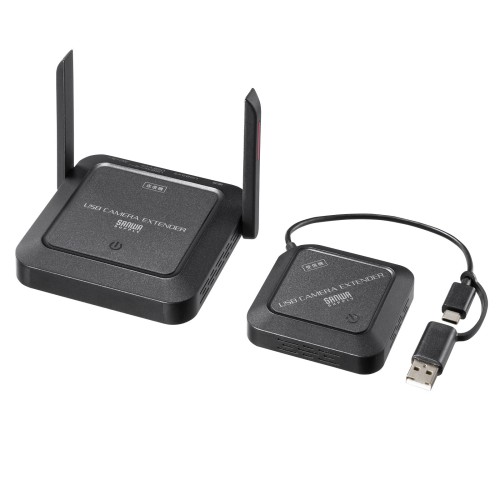 サンワサプライ WEB写真機無線電話化一揃いの道具 5GHz 最大限度25m 4K相応う USB-A/USB-C 2WAY Windows/Mac/ChromeOS相応う CMS-EXW01