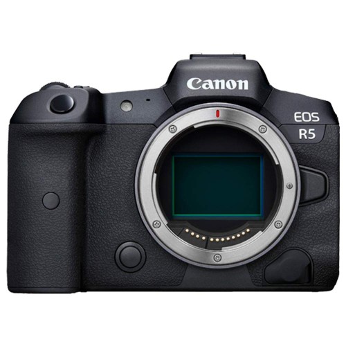 Canon 銀鏡受け答え一眼写真機 EOS R5 上半身 EOSR5