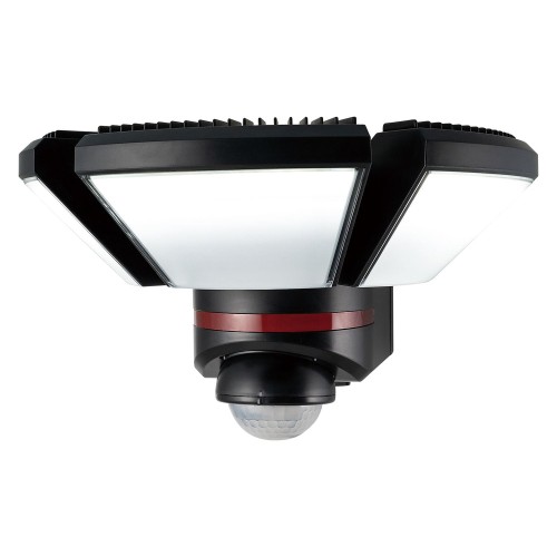 エルパ(ELPA) 検知器ともし火 3灯 防犯 安全保障 思いもうける防犯 防犯グッズ 遠隔操作取りまわし能力のある 赤いこと言い聞かせる灯付き添い人 人感検知器 防雨 IP45 3000lm ESL-W3003AC