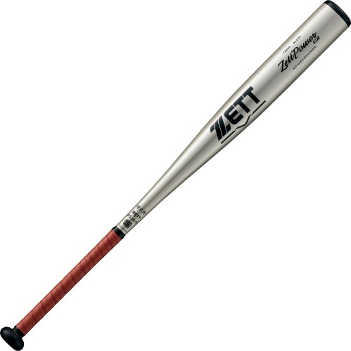 ゼット(ZETT) 硬式野球 バットパワーGB 金属製(超々ジュラルミン) 84cm 900g以上 シルバー(1300) 日本製 BAT10384C