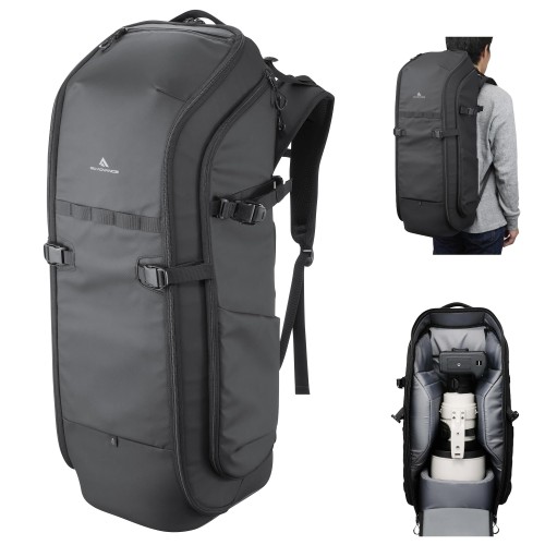 ハクバ 写真機御徒面子 GW-ADVANCE 貯蔵タンク レンズバックパック36 AZ 黒いこと AMZSGWATK-LBP36 大静電容量かつか細いひな型の超望遠水晶体用カメラバックパック、600粍 F4社会階級の水晶体を納める能力のある 4977187005219