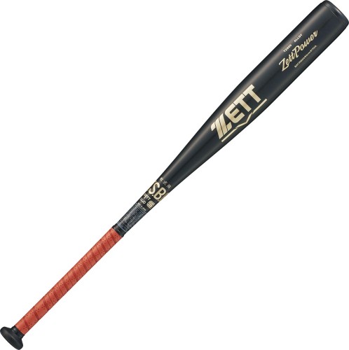 ゼット(ZETT) 軟式野球 バット ゼットパワー 金属製(超々ジュラルミン(TZ800)) 84cm 800g平均 ブラック(1900) 日本製 BAT30604