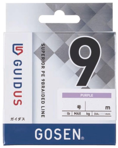 ゴーセン(GOSEN) ガイダス(GUIDUS) PE×9 300m パープル 0.8号