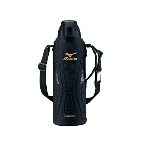 象印 吸い筒 クールボトル 1.5L 運動すること時におすすめ 「MIZUNO」青写真 運動競技 直飲み 保冷 黒いこと SD-FX15-BA