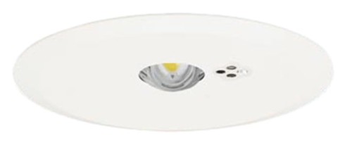 パナソニック(Panasonic) リニューアル用 天井埋込型 LED 昼白色 非常用照明器具 30分間タイプ LED 中天井用 ～8m 自己点検スイッチ付 リモコン自己点検機能付 埋込穴φ150 NNFB93616C