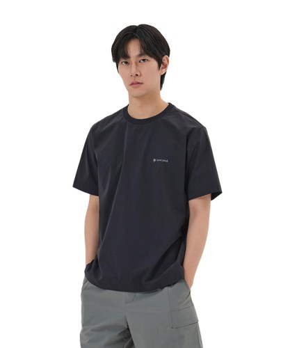 スノーピーク(snow peak)Thin-tech Woven Short Sleeve T L DNV プルオーバー 半袖