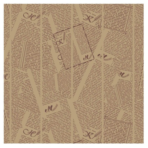 ケース販売HEIKO ワックスペーパー フェザーイニシャル 茶 300×300mm 004527005 1ケース(100枚入×50個 合計5000枚)