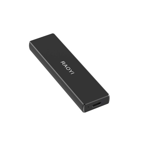 RAOYI 外信用販売SSD 1結核症 USB3.2 Gen2 携帯型SSD 伝える機敏さ1050MB/秒 Type-Cに相応う なおなお書き4/さあ美いの一番/X-boxに当てはめる 超薄型・超弾丸道路 耐衝撃 防滴 黒