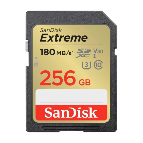 サンディスク   SD歌留多 256GB SDXC Class10 UHS-I U3 V30 SanDisk Extreme SDSDXVV-256G-GHJIN 飾り気の無い青写真包み 製造業者無締めきり日引き受ける