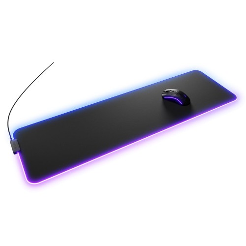 Glorious Mouse Pad 2 GLED Large Extended Black RGB書き込み積み上げる 布製ゲーミングマウスパッド L Extended大きさ (915 x 280粍) GLO-MP2-GLED-LE-B MS0771