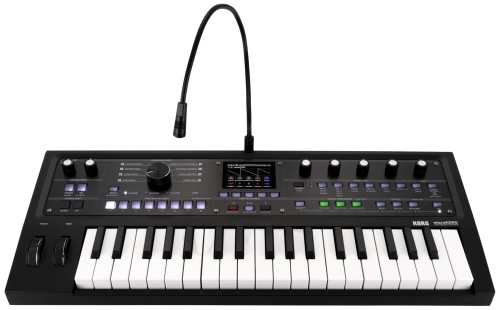 KORG(コルグ) シンセサイザー microKORG 2 カラー/アナログモデリング/ボコーダー/コンパクト/カラー・ディスプレイ/電池駆動可/37鍵 メタリック・ブラック MK-2 MBK｜ケーズショップ