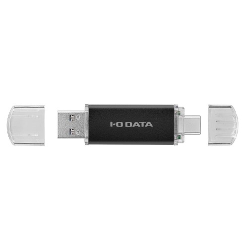 IODATA USBメモリー 256GB Type-AType-C搭載 USB 3.2 Gen 1対応 スマホ 容量不足 PC データ共有 バックアップ 日本メーカー ブラック U3C-STD256G/KUE
