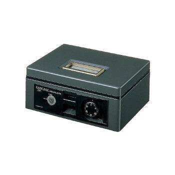 コクヨ 手提げ金庫 ダイヤル付き型 A5(3号) ダークグレー CB-13DM
