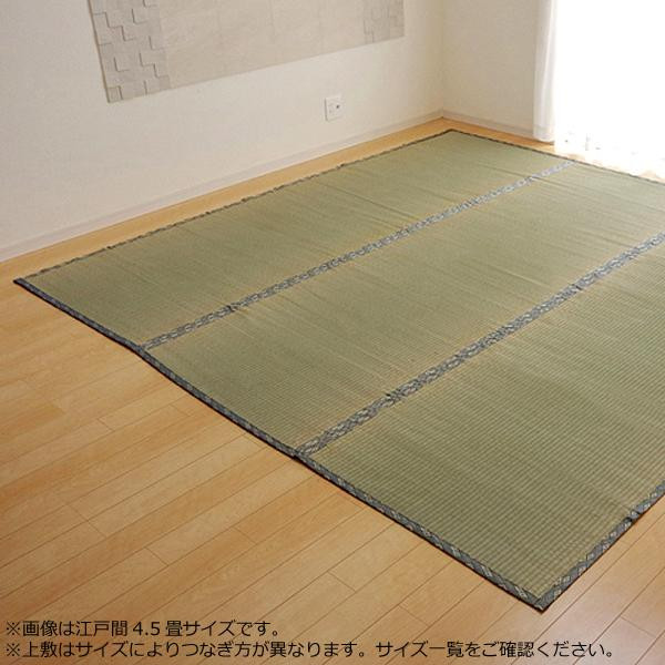 純国産 い草 上敷き カーペット 糸引織 『湯沢』 本間4.5畳(約286×286cm) 1102784|ライフ&ビューティ