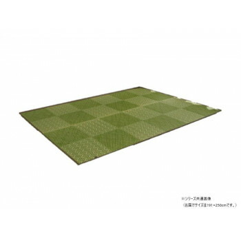 引っ敷き 純国産 日本製 KOBA-GUARD 抗菌防臭 約191×250糎 緑であること 1051530123904