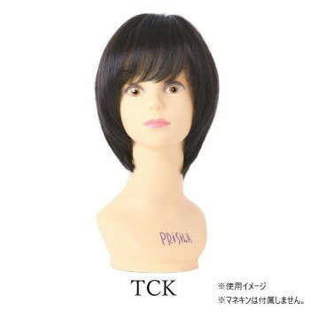 ★プリシラ ミセスオールウィッグ ラウンドカールショートボブ A-114 TCK:耐熱ショコラブラック｜ライフ＆ビューティ