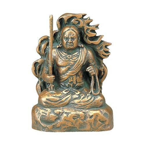 高岡銅器　銅製置物　北村西望作　不動明王　小 25-05｜ライフ＆ビューティ
