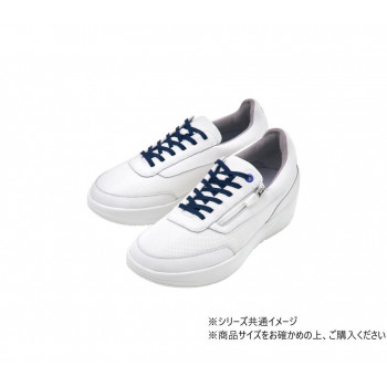 blu ブリュー コンフォートシューズ アネモネ 男女兼用 25.0cm ホワイト 486636 W2574