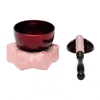 美桜(mio)りんセット りん2.0寸/りん棒4.0寸 六角布団2.5寸ピンク/茜 59g12583m8095|ライフ&ビューティ
