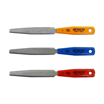 HOSCO Luthiers Tools ナット溝切りヤスリ 3本組 クラシックギター用 TL-NF3C