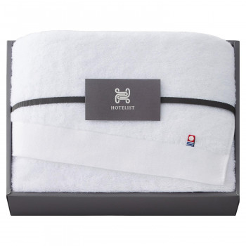 今治 HOTELIST ホテリスト バスタオル1P ホワイト 箱入 H-11555