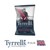 ティレルポテトチップス　シーソルト＆ブラックペッパー　40g×48袋セット