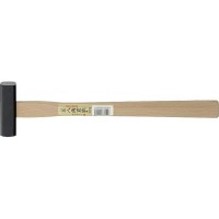 王将　木柄玄能・金鎚　王将黒八角玄能　670g
