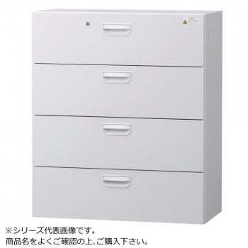 豊國工業 壁面収納庫浅型ラテラル4段 ホワイト HOS-L4SX BN-90色(ホワイト)|ライフ&ビューティ