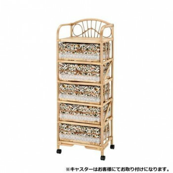 今枝商店　Romantic Rattan　籐ランドリー 5段　E3301 20,996円