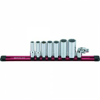 ミトロイ(MITOLOY) 3/8 ソケットレンチセット ディープ mm ホルダーセット SH309ML 2個セット