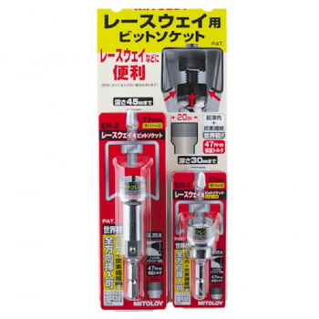 ミトロイ(MITOLOY) レースウェイ用ソケット ディスプレイボード付セット ER-200S 2個セット