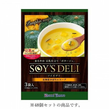 北海大和 ソイズデリ　北海道かぼちゃスープ 49.5g(16.5g×3袋)×48 12,243円