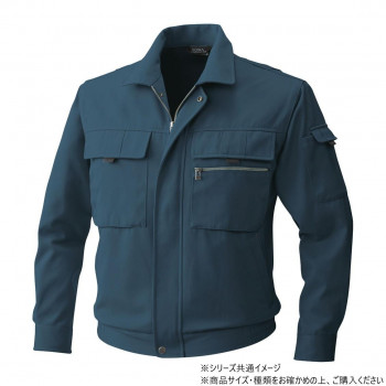 桑和 4881 長袖ブルゾン 6Lサイズ ナイトネイビー(55)