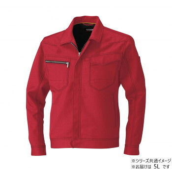 桑和 9663 長袖ブルゾン 5Lサイズ レッド(43) SOWA|ライフ&ビューティ