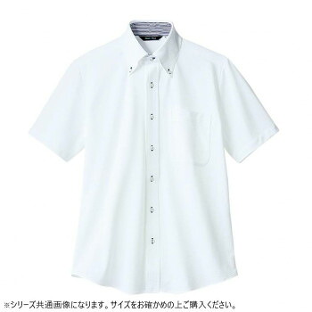 住商モンブラン ニットシャツ 兼用 半袖 白 ZK2712-2CB-M Mサイズ
