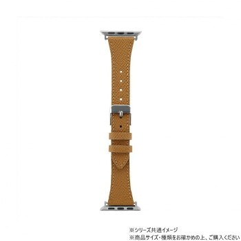 Apple Watch バンド CORVIN シュリンクレザーバンド キャメル LN-AW41B41CA 5個セット