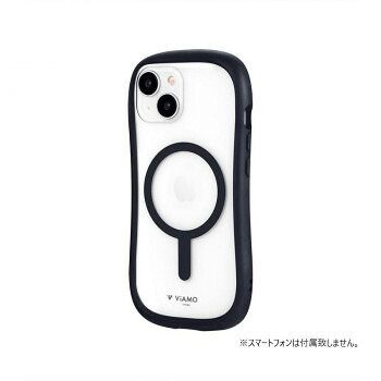 iPhone 15 ハイブリッドケース 「ViAMO charge」 ミッドナイト LN-IM23VMCMBK 7個セット
