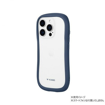 iPhone16 Pro　ViAMO freely　耐衝撃ガラスケース　ネイビー　LN-IP24VMFNV 8個セット