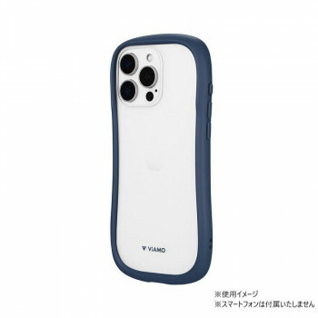iPhone16 ProMax　ViAMO freely　ガラスケース　ネイビー　LN-IL24VMFNV 8個セット