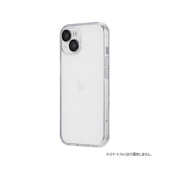 iPhone 15 ハイブリッドケース「UTILO All Glass Cover」 クリア LN-IM23CAGCL 8個セット