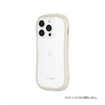 iPhone 15 Pro ハイブリッドケース 「ViAMO freely」 ミルクホワイト LN-IP23VMFWH 8個セット