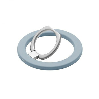 MagSafe対応 スマートフォンリング「MAGTUS」Ring Slim ライトブルー　LN-SMRG08LBL 10個セット